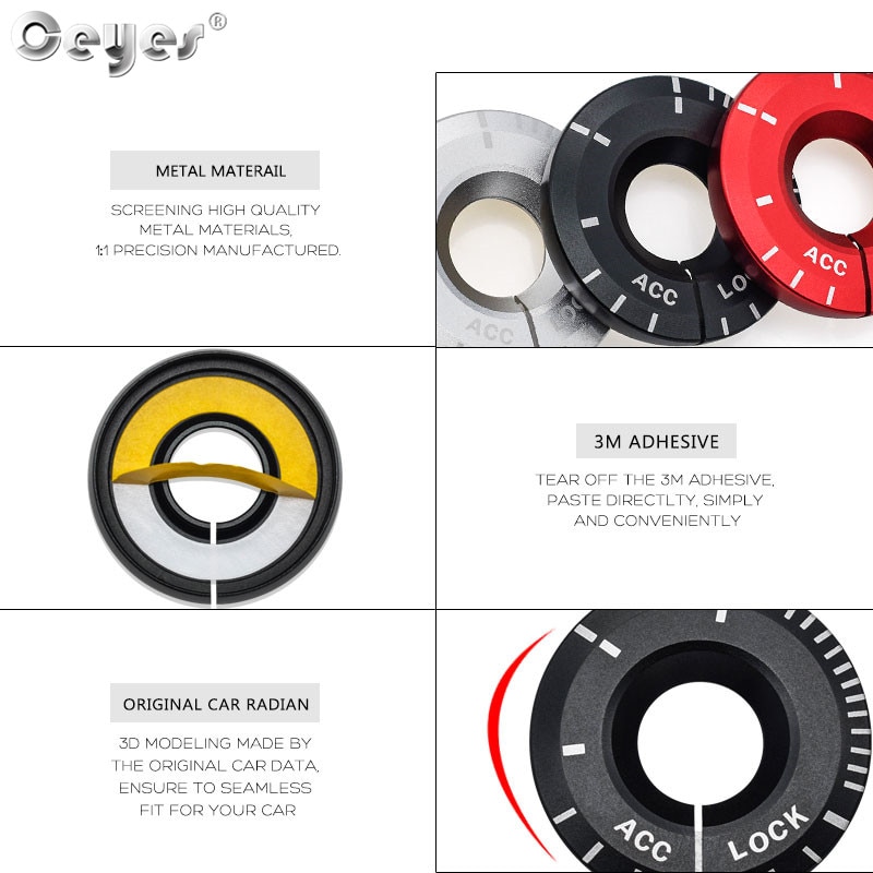 Car Start Engine Button Key Ring for VOLKSWAGEN AUDI SKODA SEAT (11)