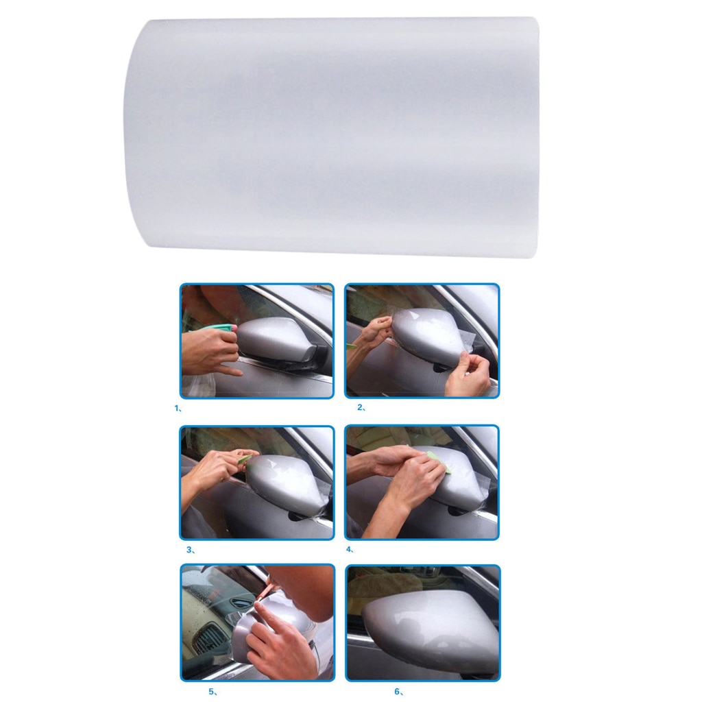 Clear Car Panel Door Plate Films PVC Anti Scratch Wrap Sticker Protector New