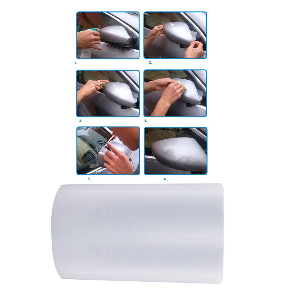 Clear Car Panel Door Plate Films PVC Anti Scratch Wrap Sticker Protector New