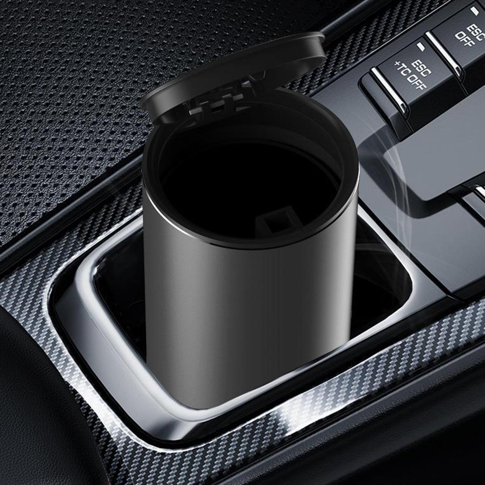 Alloy ABS Car Trash Can Auto Organizer Storage Bag Car Garbage Bin Ashtray Dust Case Holder Car Accessories мусорное ведро
