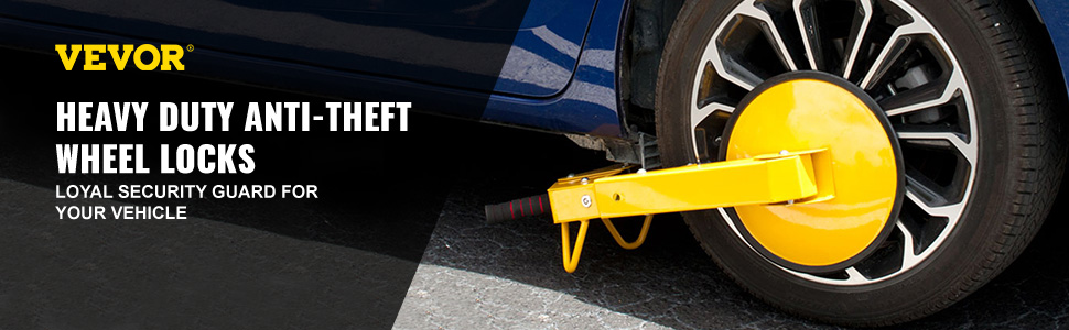 car boot,parking boot tire claw,yellow