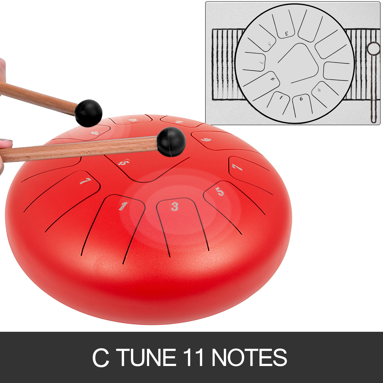 Steel Drum, Han Pan, Percussion Instrument