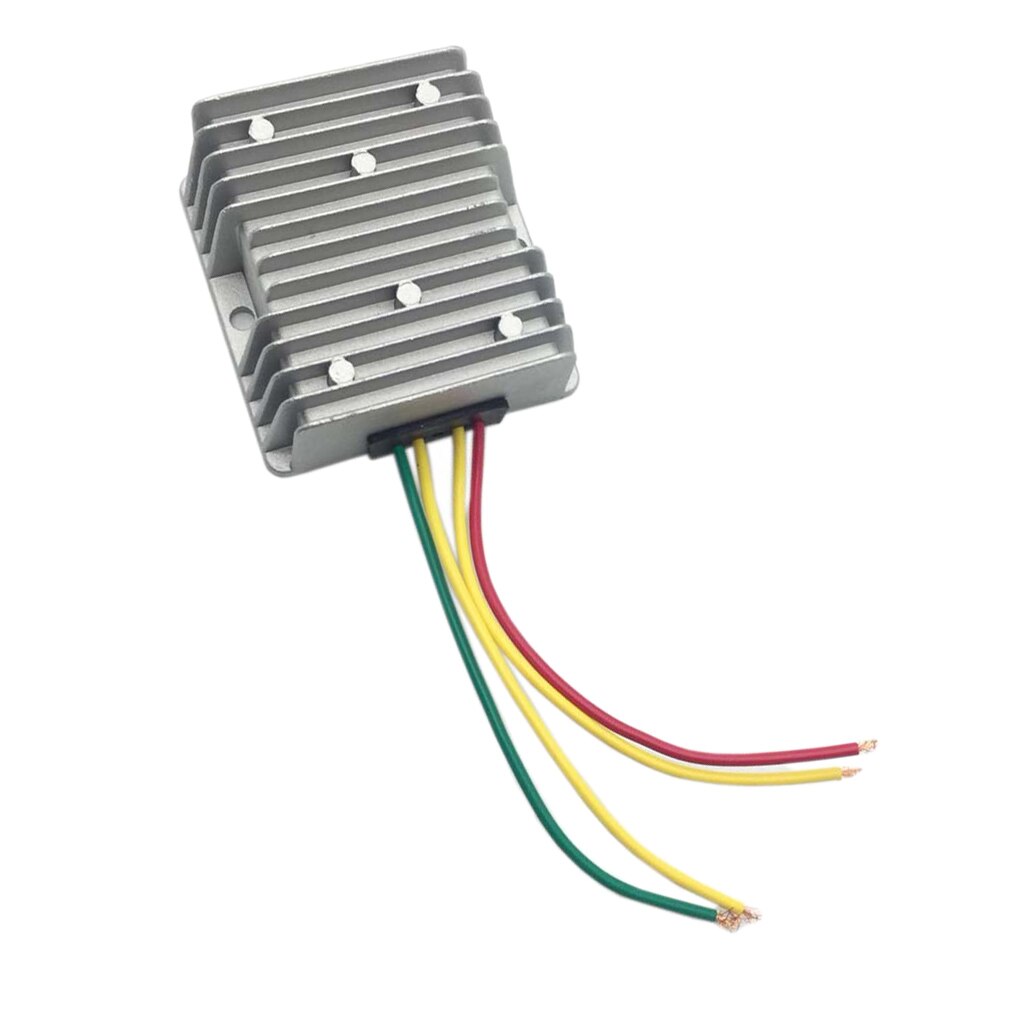 Power 8-40V to 12V 6A DC Voltage Stabilizer Regulator Dustproof Silver