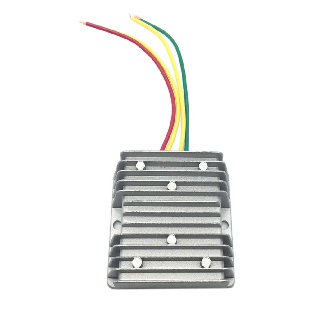 Power 8-40V to 12V 6A DC Voltage Stabilizer Regulator Dustproof Silver