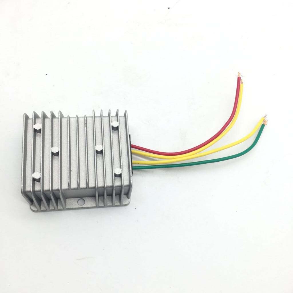 Power 8-40V to 12V 6A DC Voltage Stabilizer Regulator Dustproof Silver