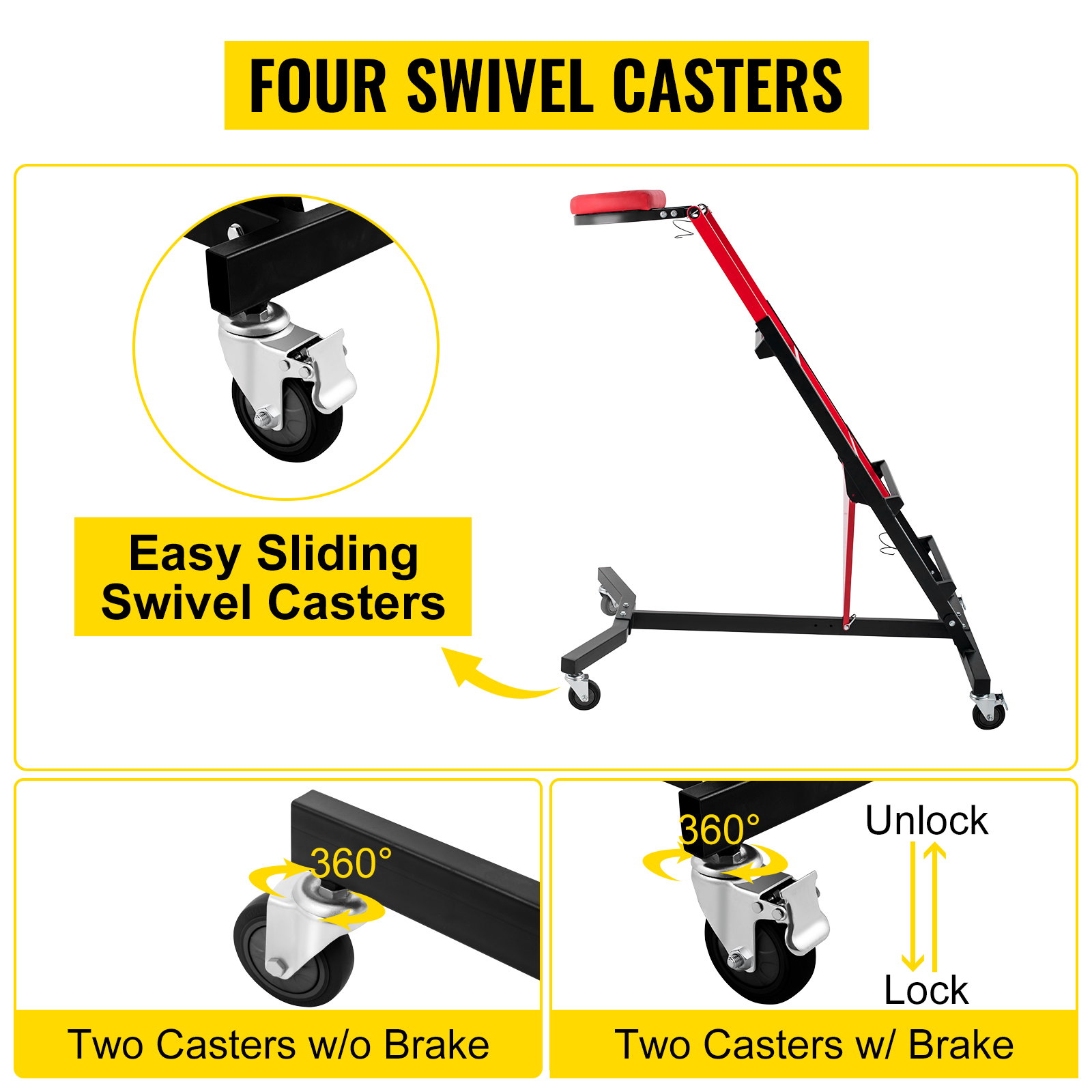 foldable topside creeper-,adjustable height,engine creeper