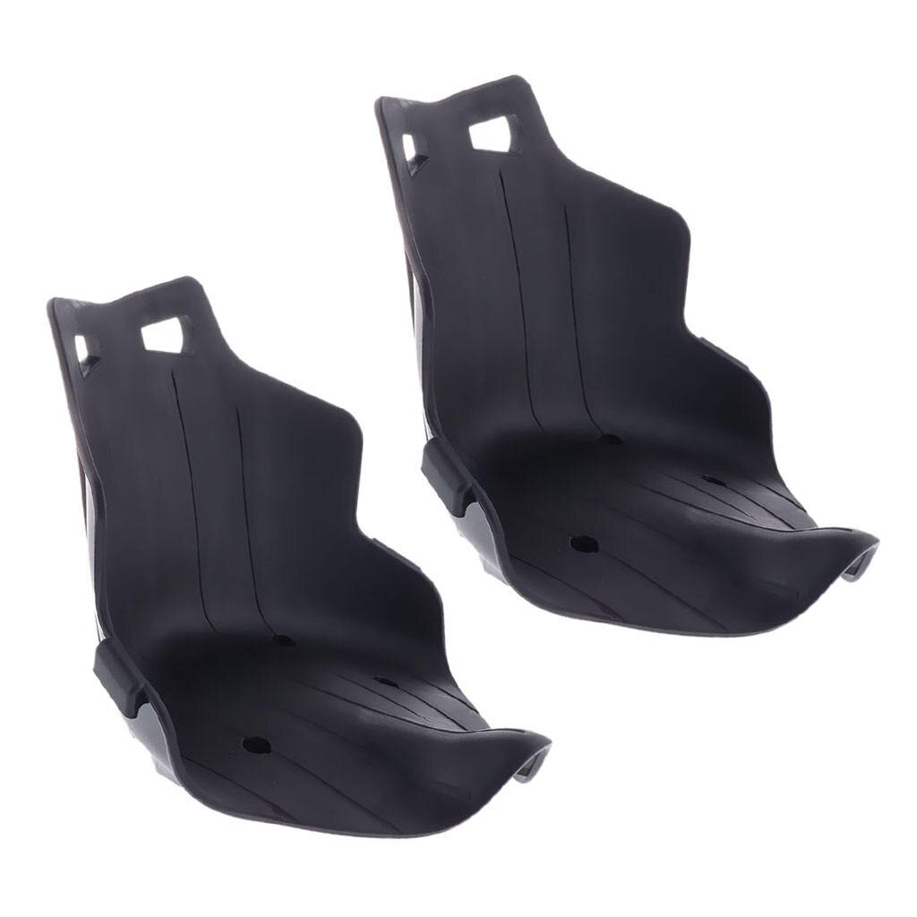 2 Pieces Go Kart Seat Add On Frame Attachment For Balance Board  Black