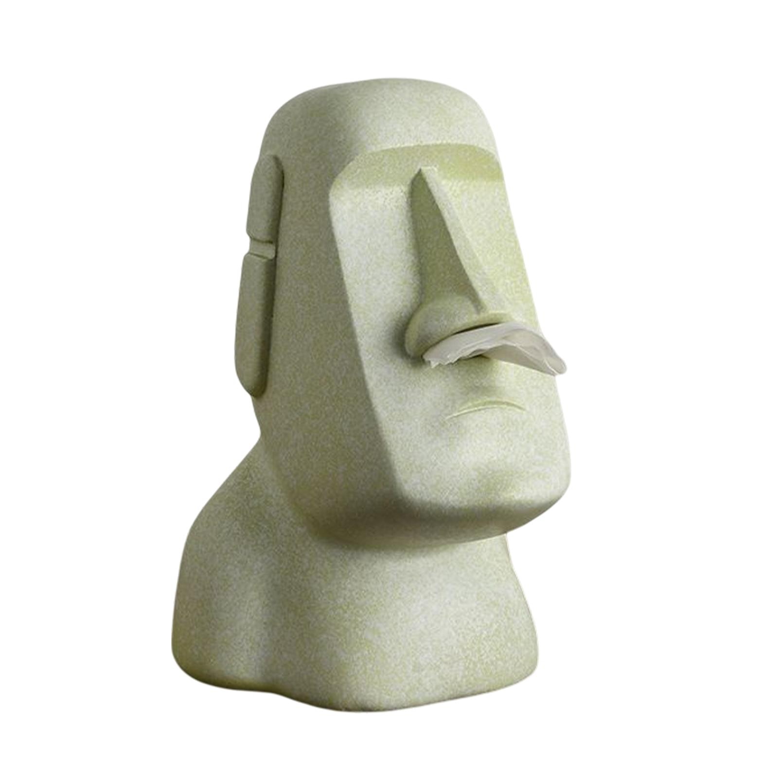 Stone Figure Facial Tissue Box Napkin Holder Paper Towel Dispenser Container for Office Bathroom Bedroom Home Decoration