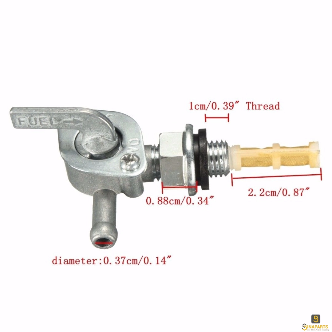 10mm Fuel Petrol Tank Tap Petcock Switch Generator Pit Dirt Bike ATV Quad