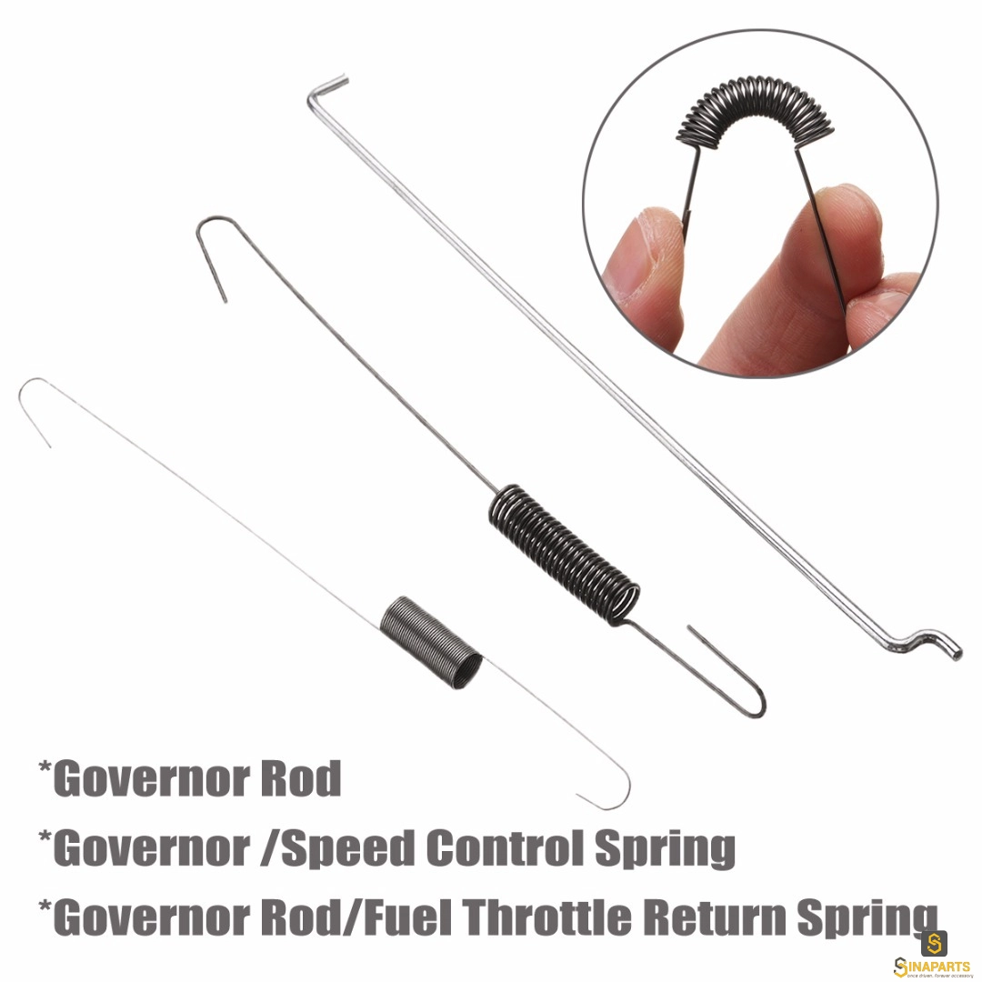 15pcs/5set 6pcs Metal Throttle Return Spring Governor Link Rod Set 16555-ZE1-000 16561-ZE1-020 Fit for Honda GX140 GX160 GX200