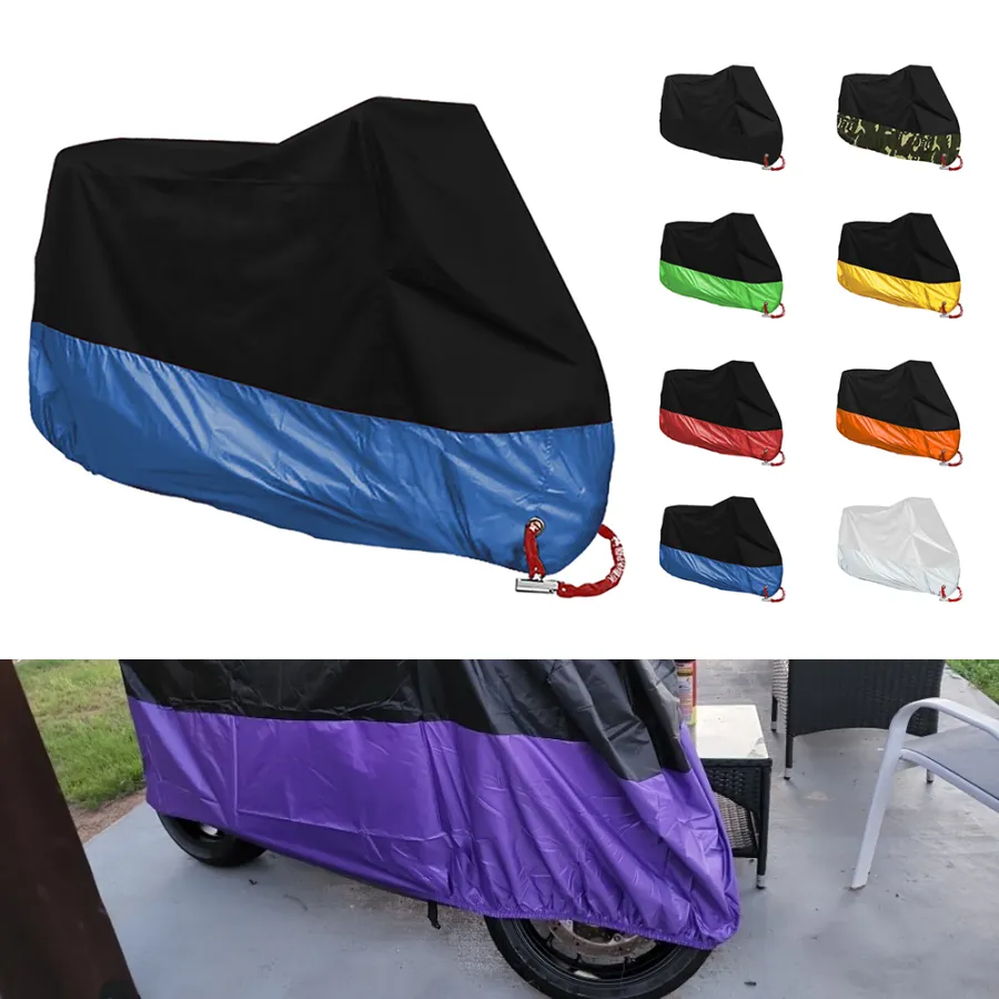 For BMW Ducati Honda Kawasaki Suzuki Yamaha Motorcycle Cover Universal Outdoor UV Scooter waterproof Rain Dustproof Cover