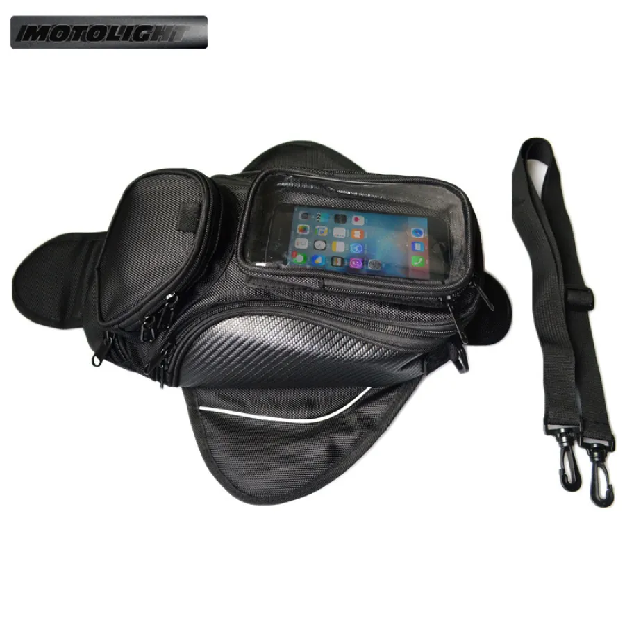 Motorcycle Tank Bag Luggage Oil Fuel Magnetic Bike Saddlebag Trunk Travel Motorbike Screen Baggage For Phone GPS