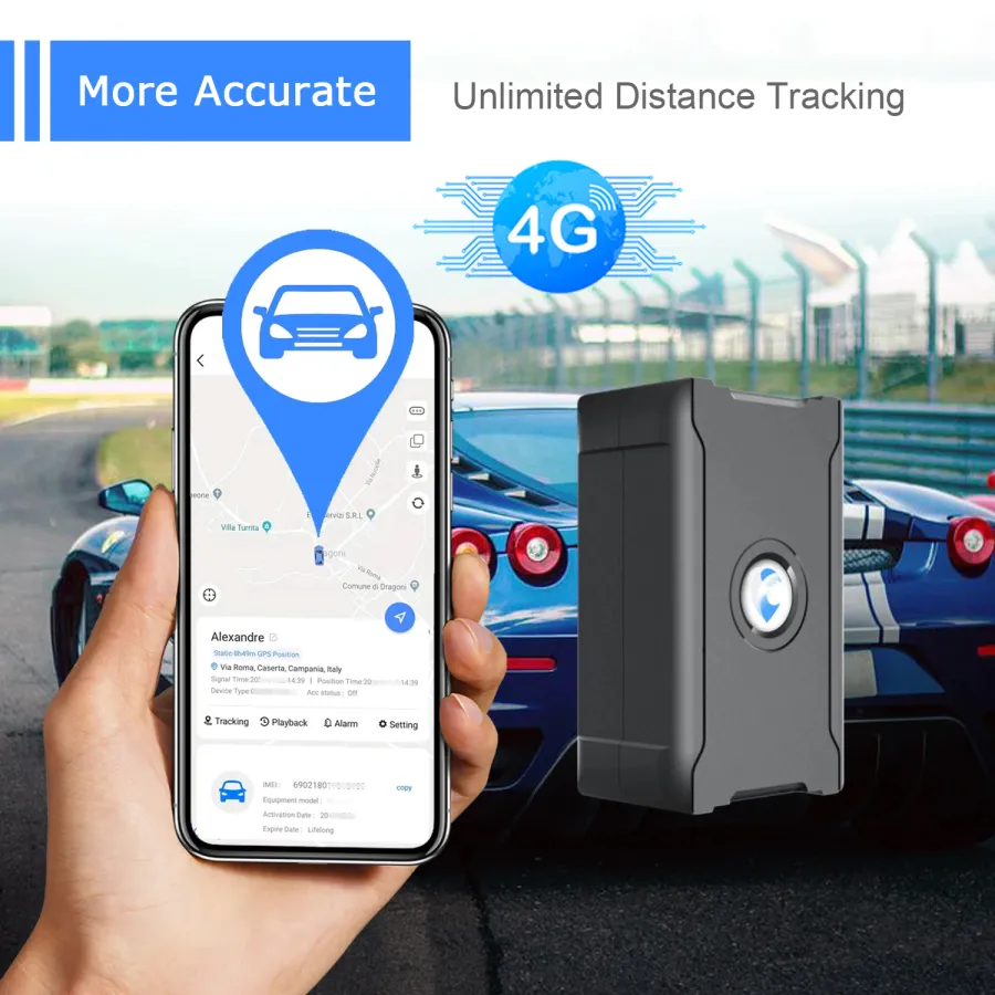 5 m Accuracy GPS Tracker Automatic Remote Tracking Vehicle Anti-theft Suitable For Cars Trucks Motorcycles For A Fee